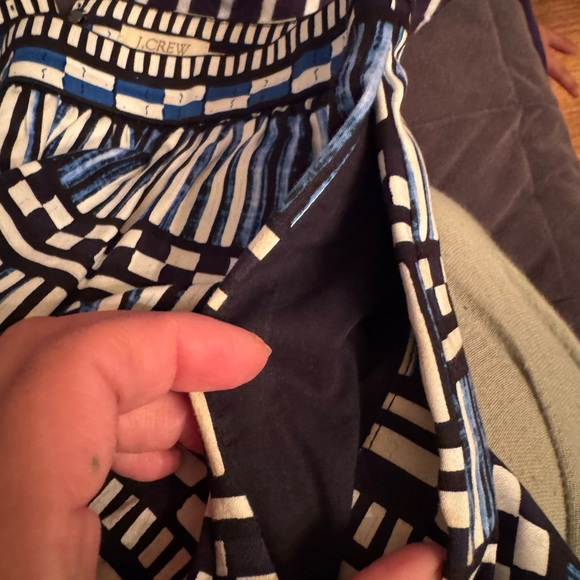 J.Crew Skirt Geometric Patterns NWOT - Picture 3 of 7